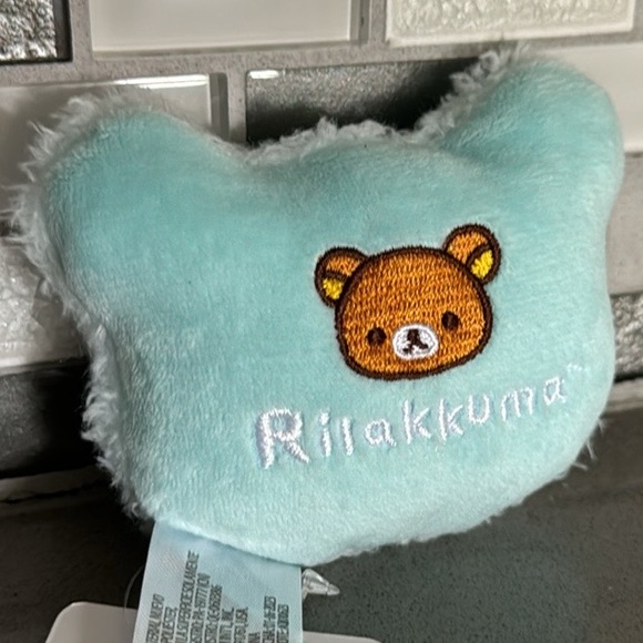 San-X RILAKKUMA Let’s Enjoy A Nap On A Cloud Plush Pillow Cushion 4” Kawaii NEW - Picture 4 of 15